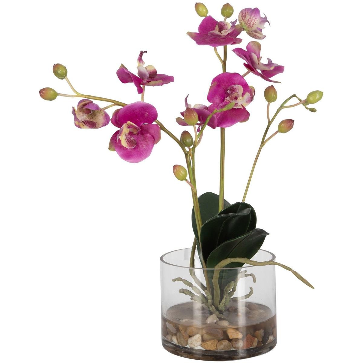Uttermost 60220 Glory Green and Clear Glass Orchid