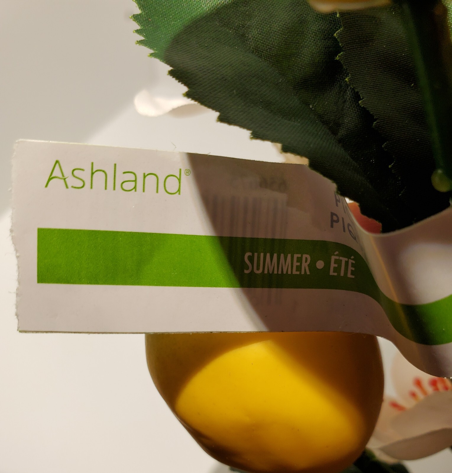 2 Ashland Summer Faux Yellow Lemon Stems And White Flowers