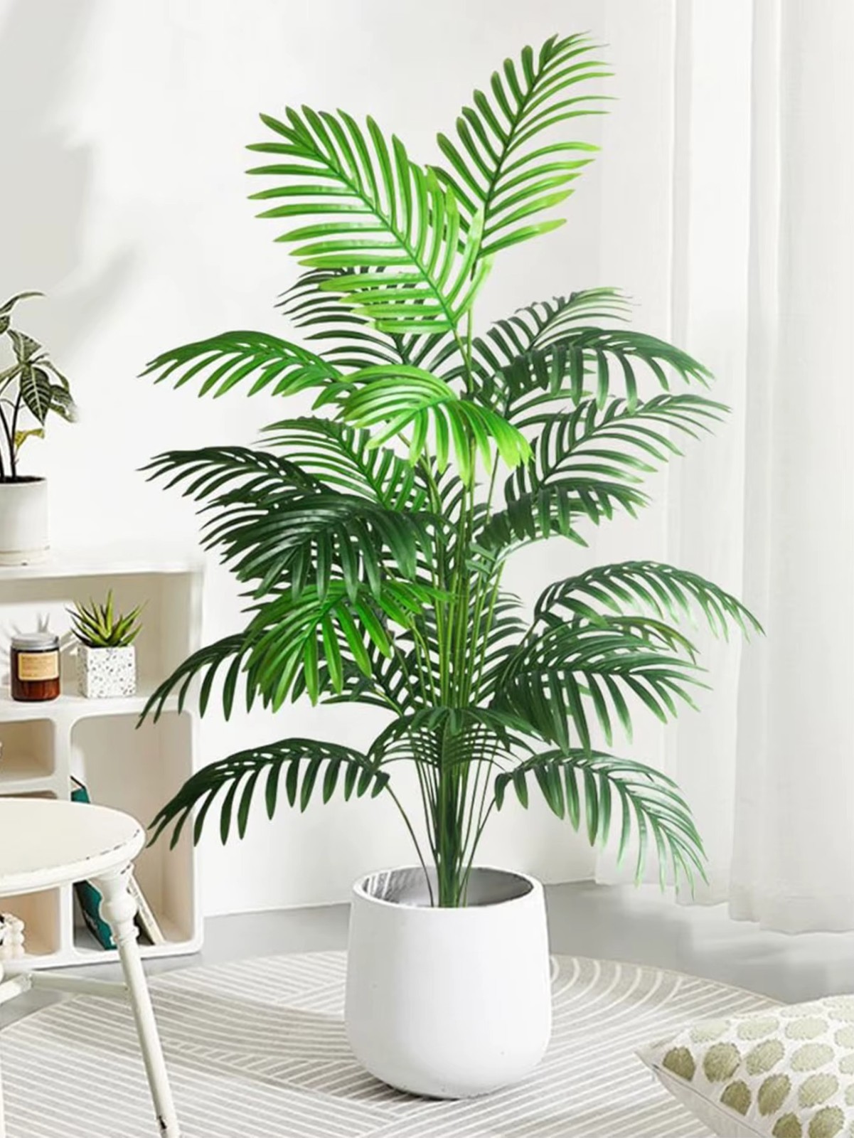 Large Artificial Palm Tree 70-120cm Faux Tropical Plant Indoor Home Office Decor