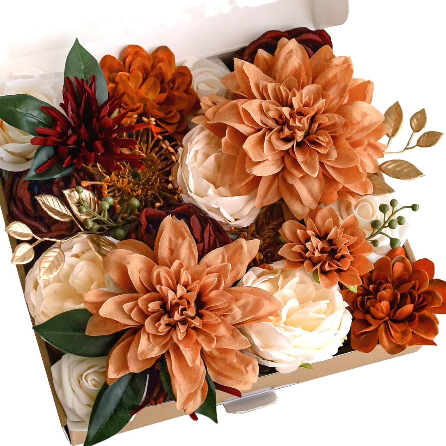 Artificial Flowers for DIY Wedding Decoration Bridal Bouquet Table Centerpieces