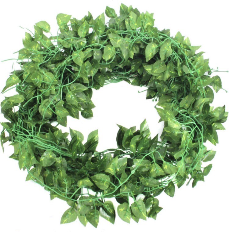 20 Strands 132Ft Artificial Faux Ivy Vine Leaves Greenery Garland Hanging Plants