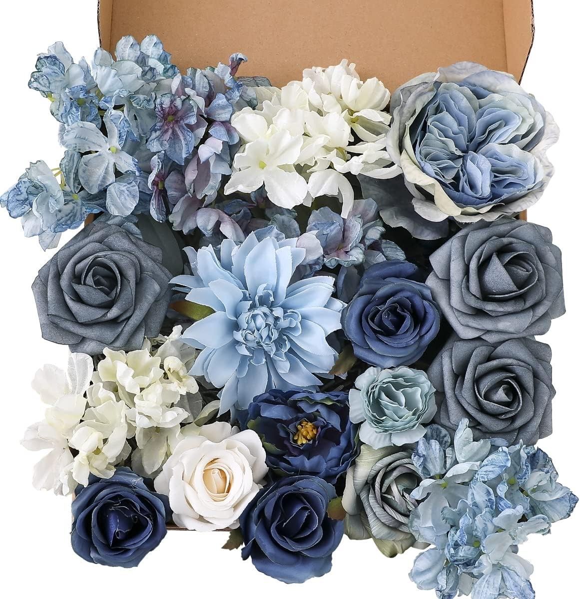 Artificial Flower Combo Box Set for Bridal Party, Party Home Decoration