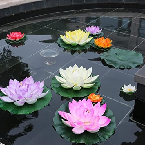 Lily Pads for Ponds Artificial Floating Foam Lotus Leaves, 2PCS Realistic Wat…