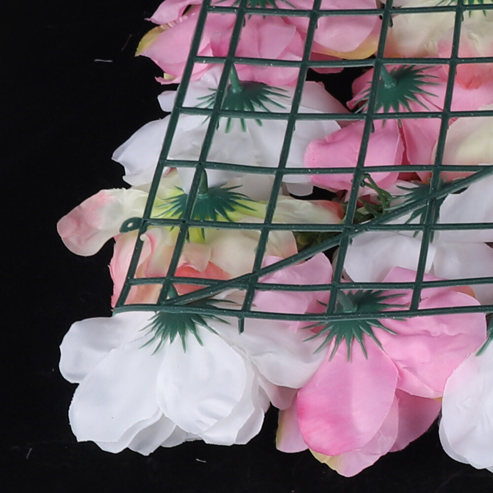 12Pcs Flower Wall Panels Artificial Flower Panels Fake Flower Wall Decoration