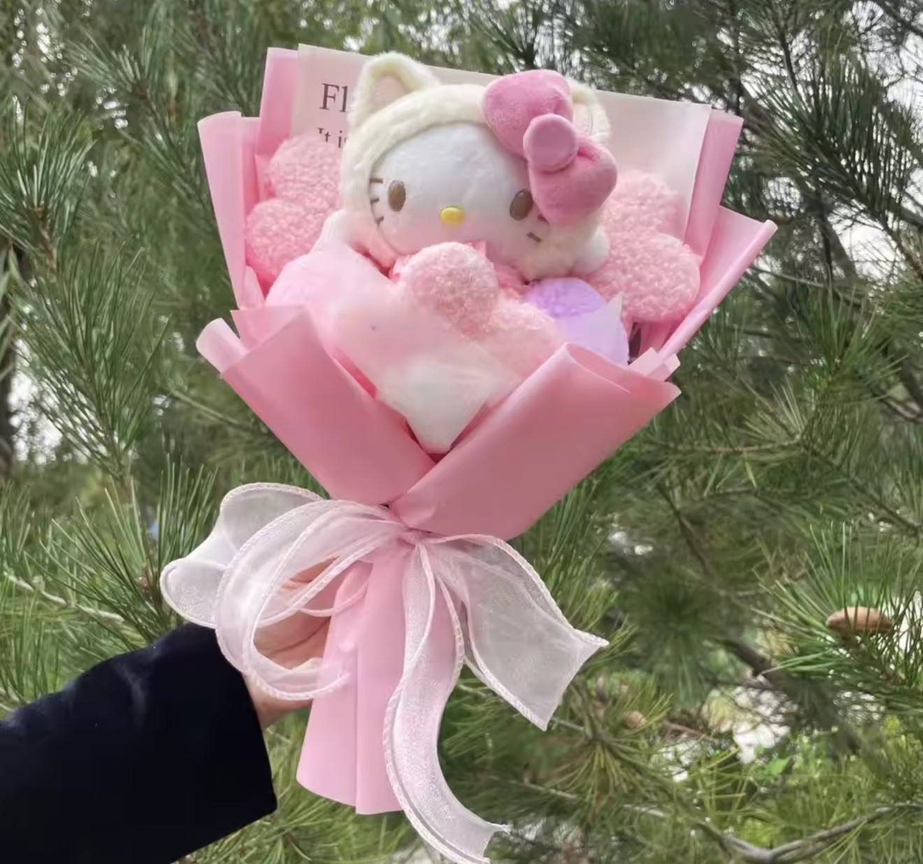 Sanrio Bouquet Floral Arrangement Kuromi Hello Kitty My Melody Cinnamoroll