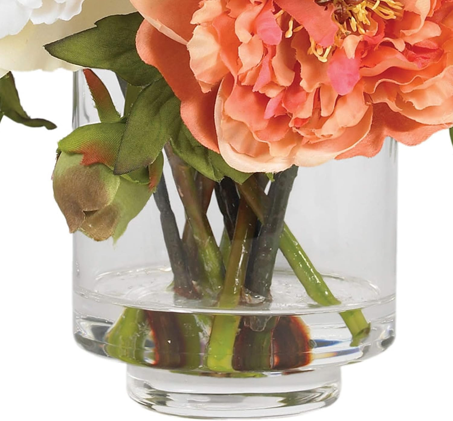 Vibrant Mini Artificial Peony Floral Arrangement for Home Decor – Assorted Color
