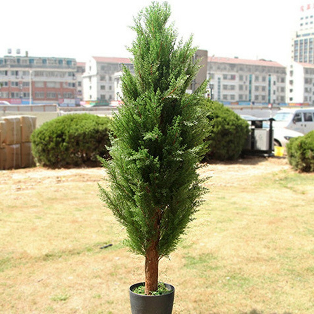 10* Artificial Pine Branches Flower DIY Fake Plants Christmas Tree Decor 42cm