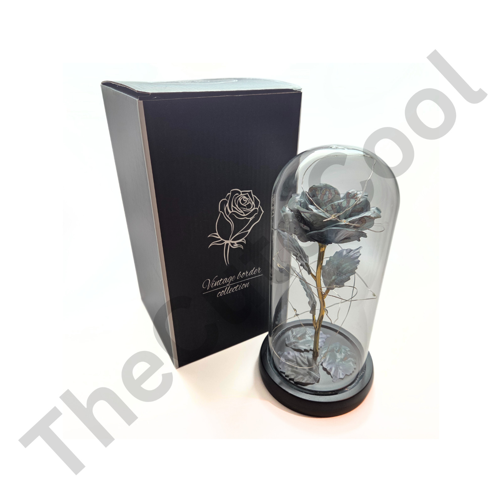 Forever Eternal Galaxy Flowers LED Light Cash Money Dollar Bill Rose Cool Gifts