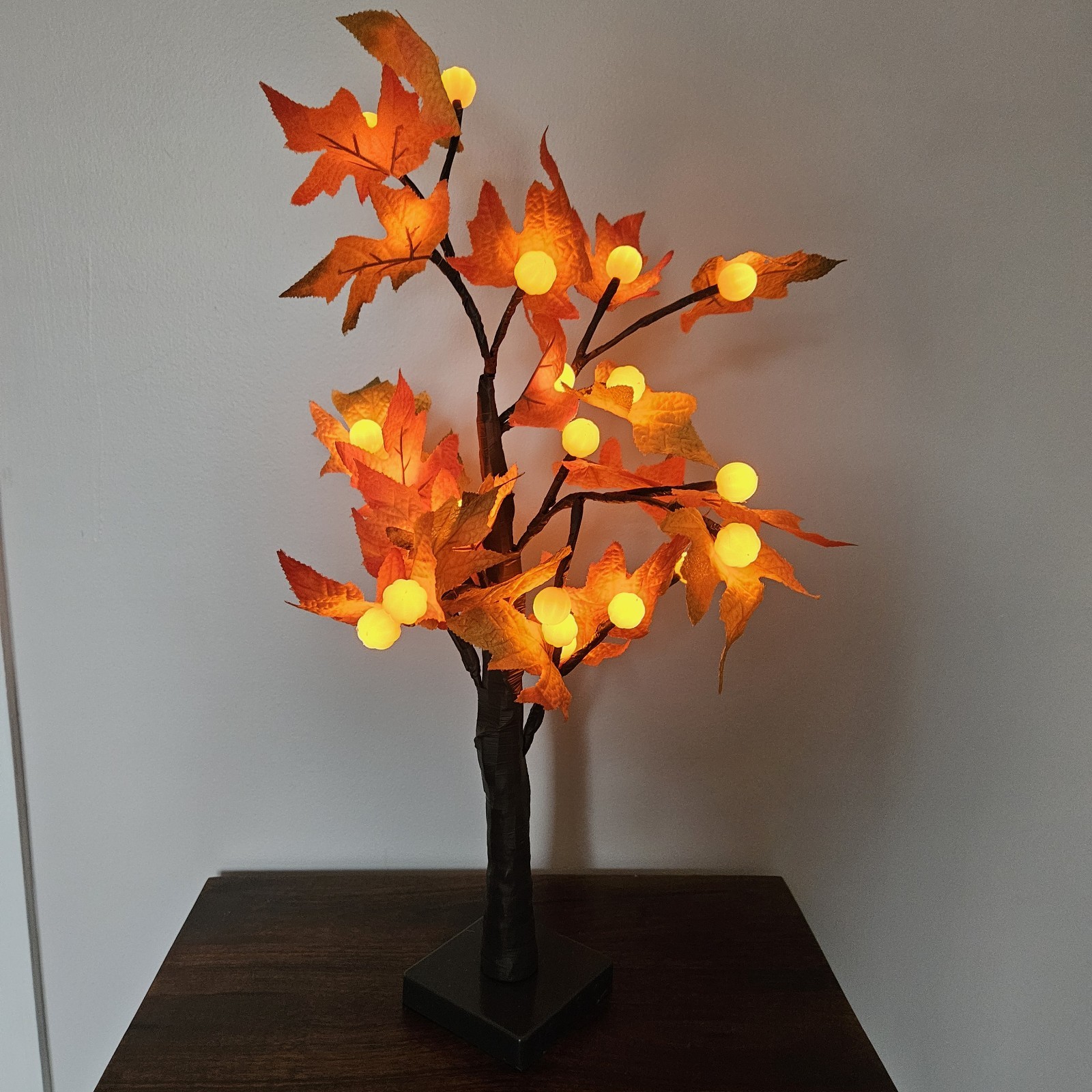 Artificial Fall Lighted Maple Tree LED Thanksgiving