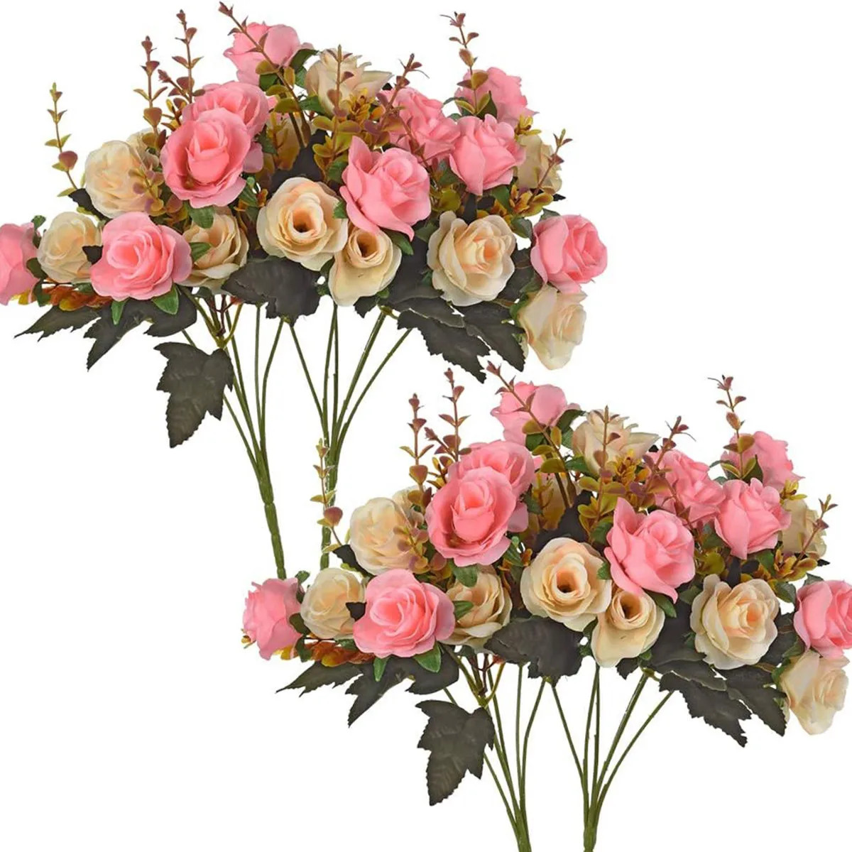 Silk Artificial Rose Flowers Wedding Decoration Bride Bouquet Diy Scrapbooking