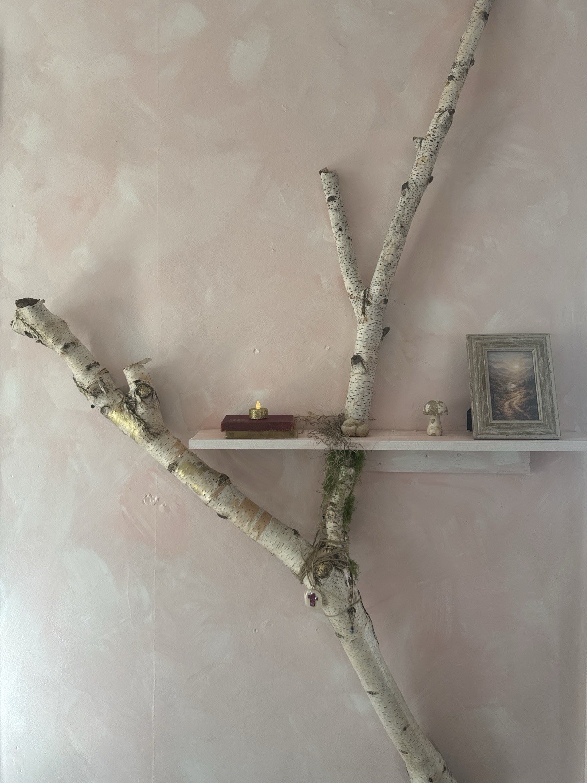 Birch Branches & Hollow Birch Vases – Natural Rustic Decor – Wedding Decor