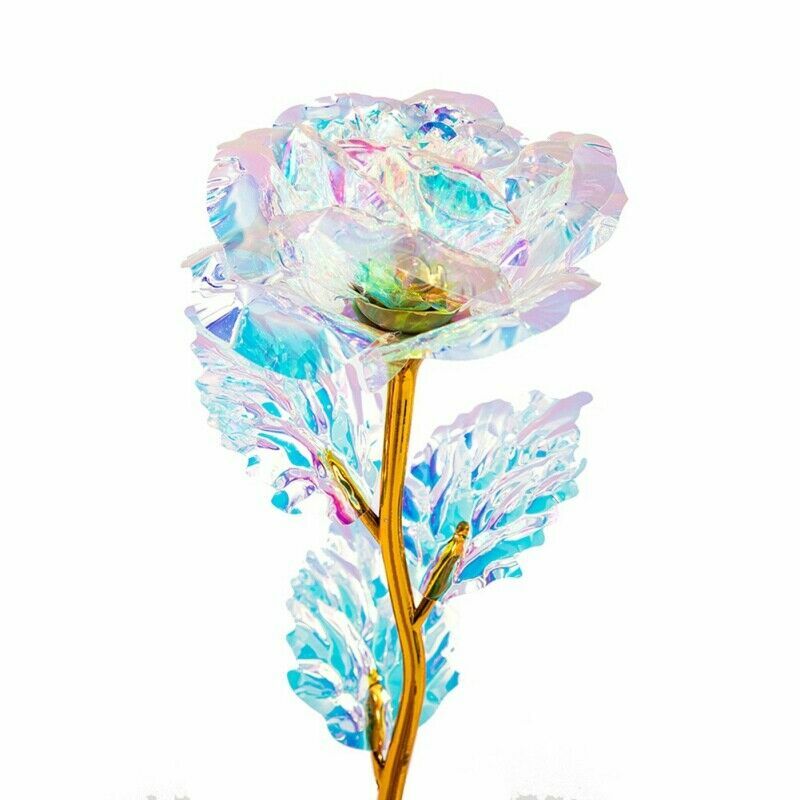 Rose Flower In Glass Gifts For Women Wife Her Valentine Girlfriend Birthday Gift