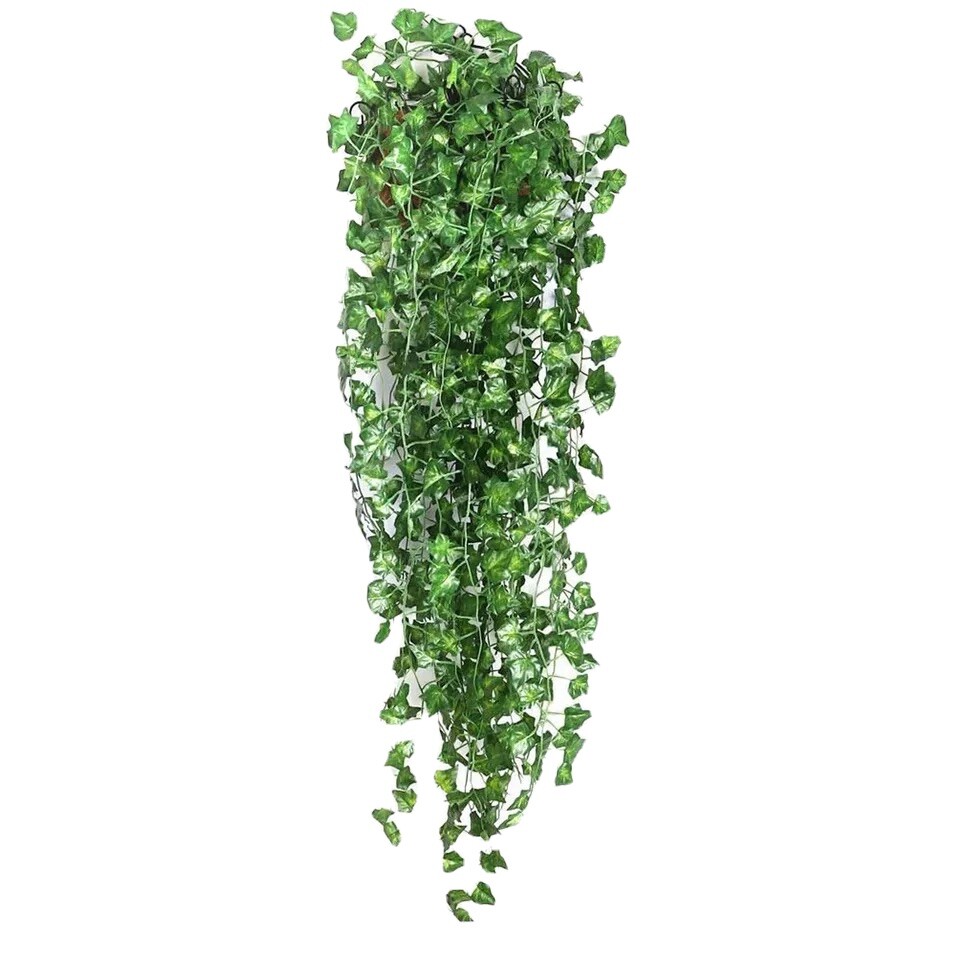 12Strands Artificial Ivy Leaf Plants Vine Hanging Garland Fake Foliage Flower CA