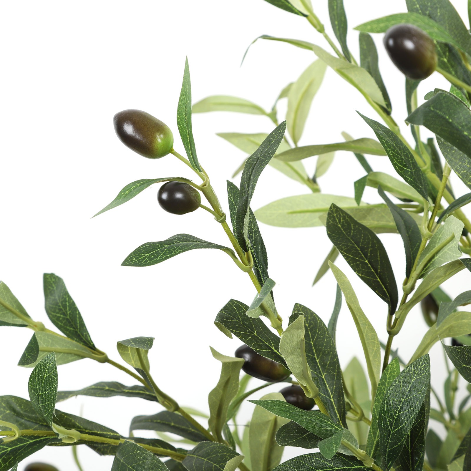 5FT Artificial Olive Tree, Lifelike Fake Plant for Home Office Balcony Decor