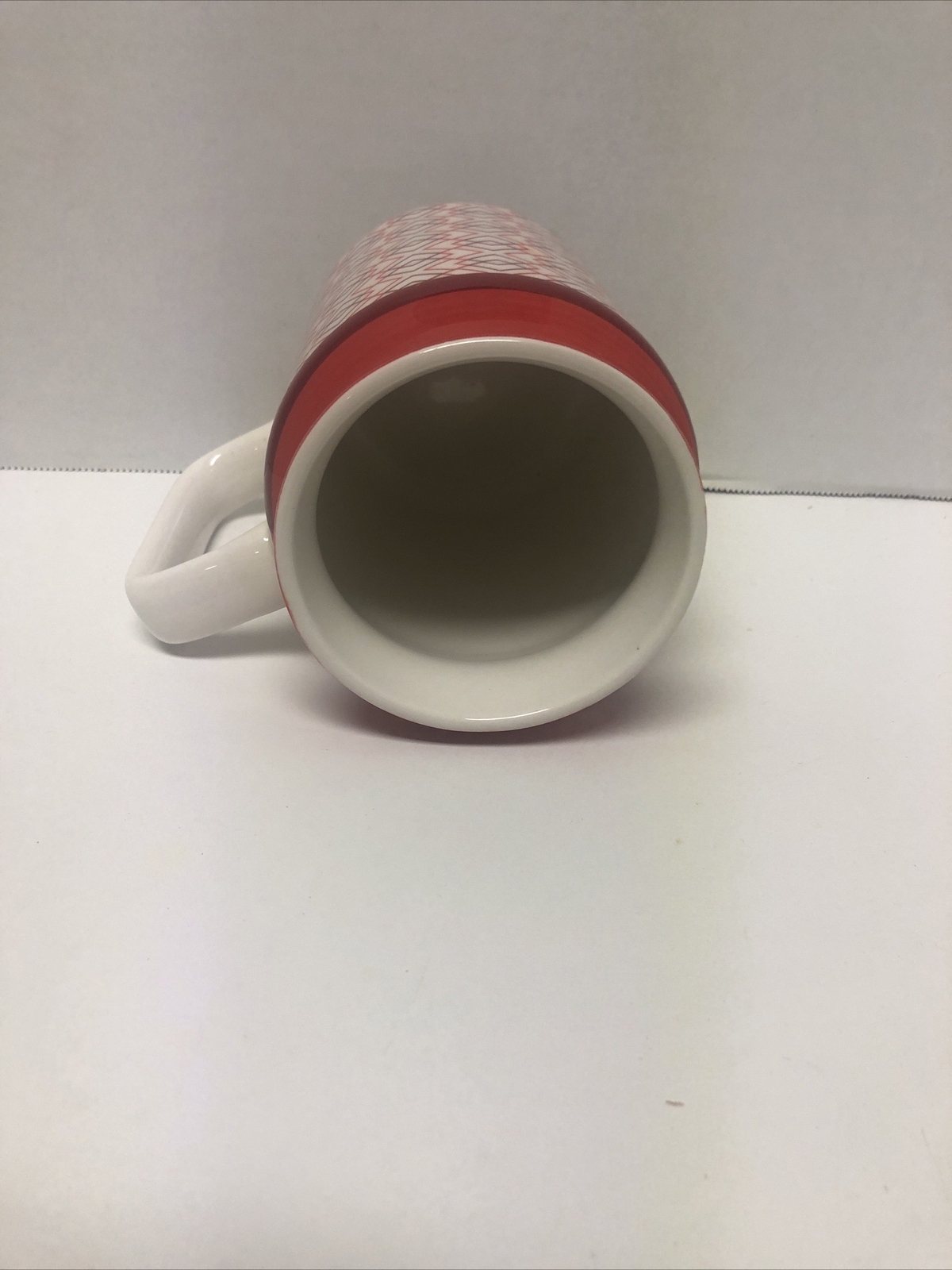 Edible Arrangements Fruit Floral Stem Arrangement Mug Red White 5 1/2 in Hi 2023