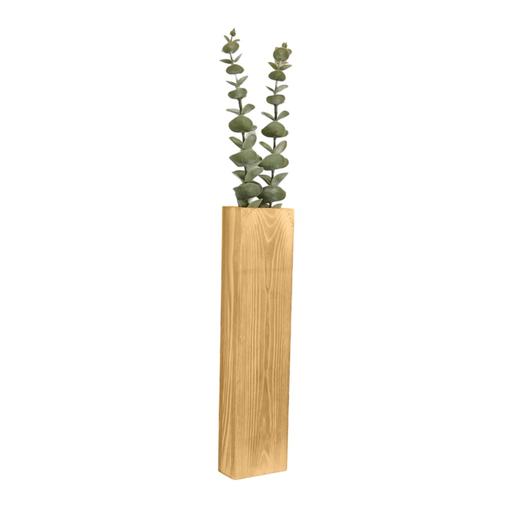 Wood Wall Planters for Fake Plants and Dried Flowers Stems Home Office Decor