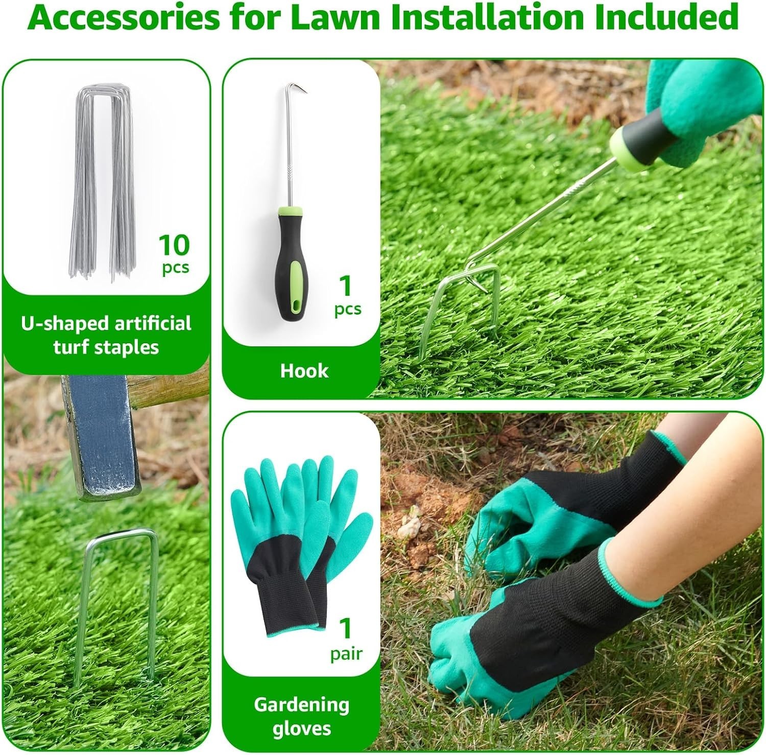 5x8ft Artificial Turf Rug – Realistic Grass Mat for Easy Outdoor Transformation