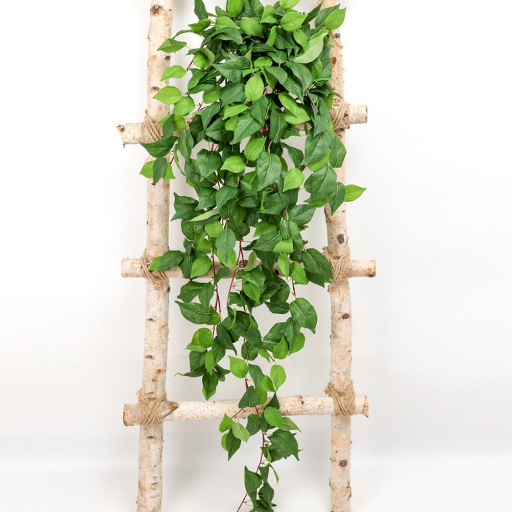 Green Simulation Rattan Wall Hanging Plant Decoration Silk Cloth 120 cm