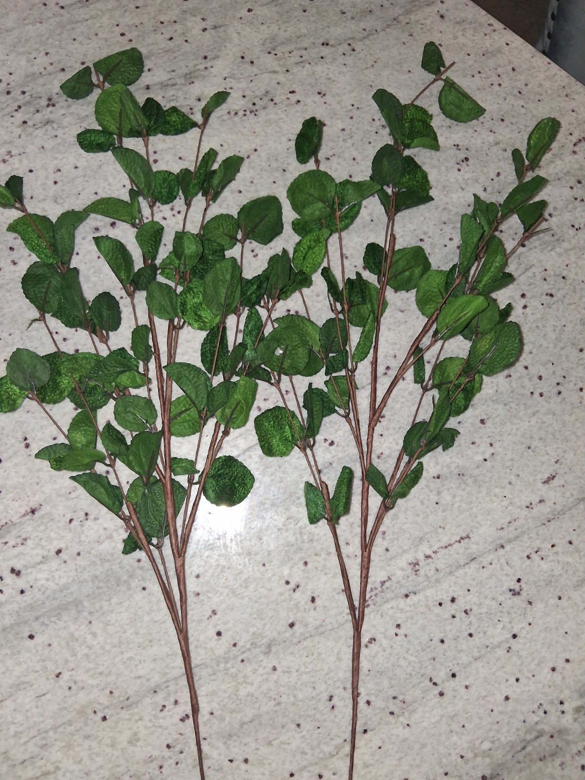 NWOT Bundle Of 31″ Real Touch Deep Green Faux Eucalyptus Stems!!