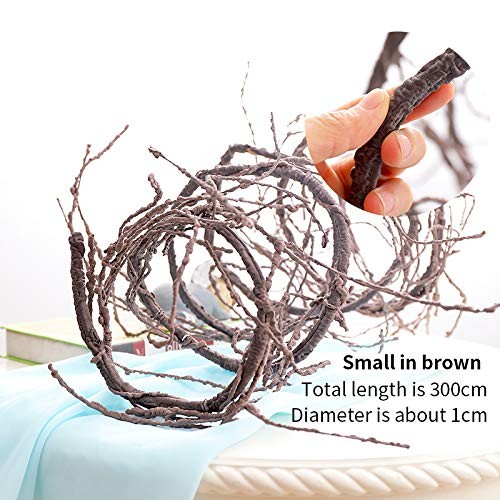 118″Brown S Bendable Grapevines Garland Faux Tree Branch Wall Hanging Decor