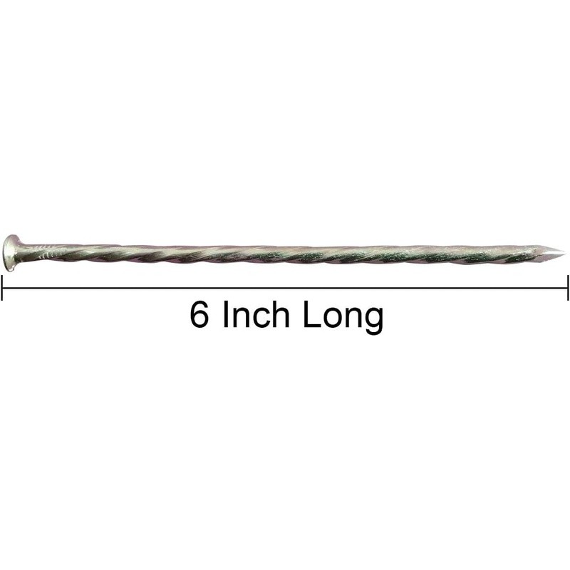 Galvanized Metal Spiral Turf Stakes Heavy Duty Landscape Spikes 35 Pack New