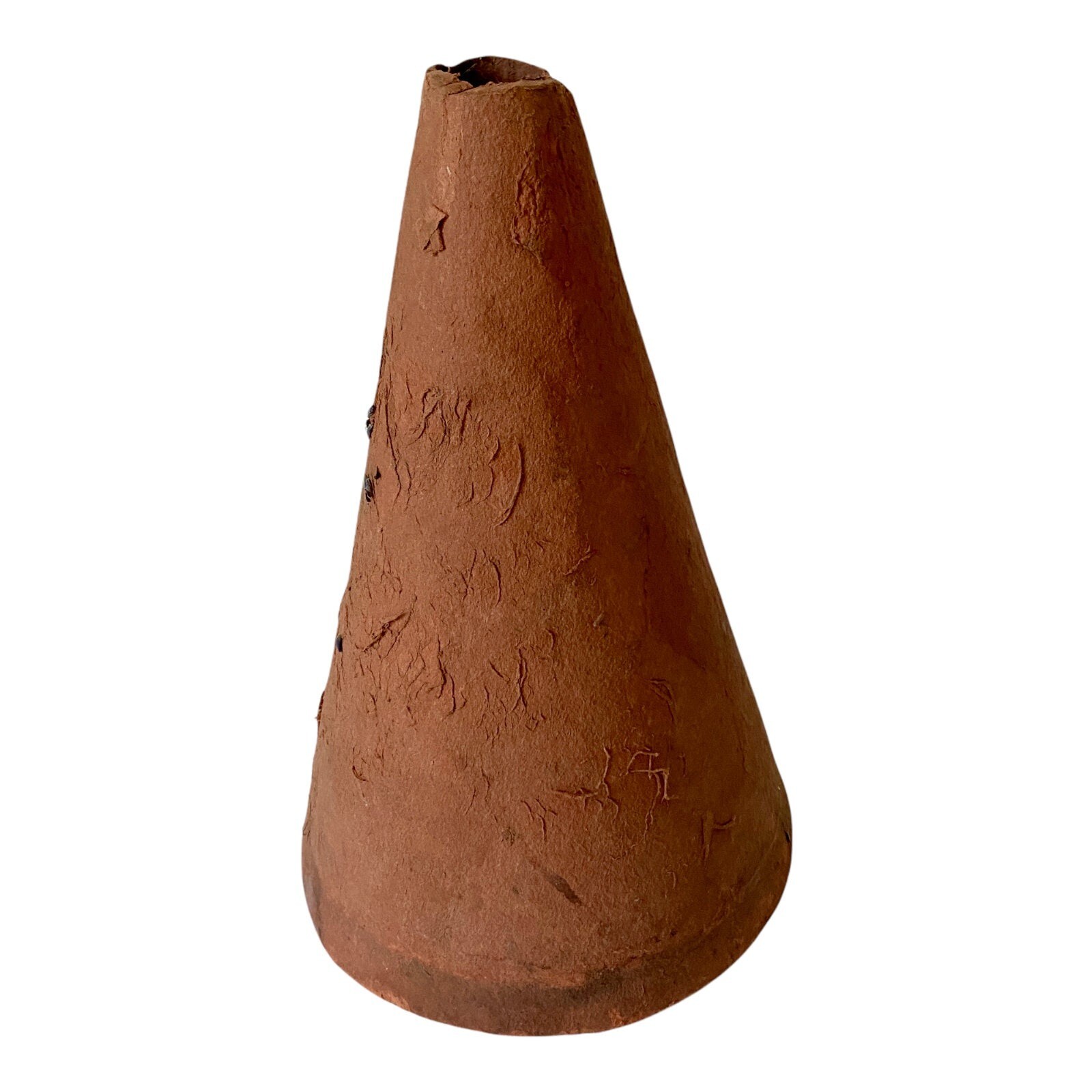 French Flower Stall Vintage Fiber Cone Bouquet Holder