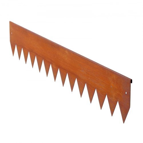 Corten Steel Landscape Edging, 6-Pack 40 x 6 Inch Metal Edging for Landscaping w