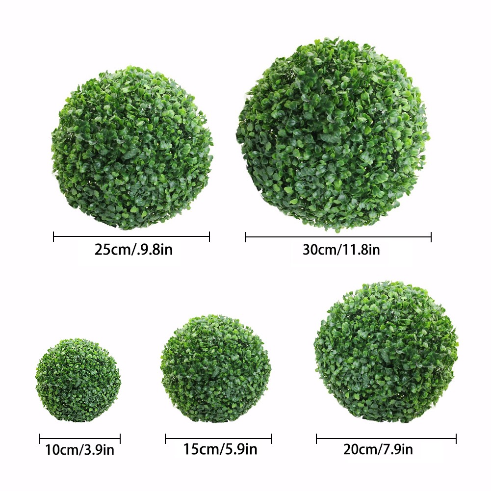 20cm Synthetic Hedge Ball Garden & Patio Landscape Decor