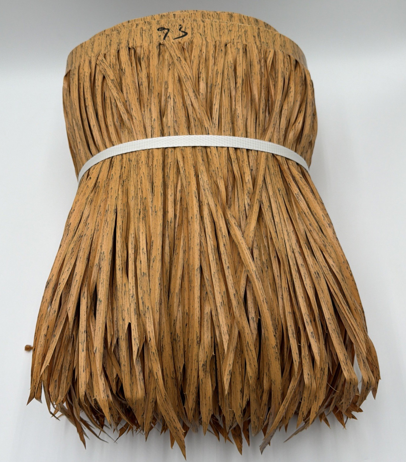 30ft x 16in Artificial Thatch Roll Tiki Palm Decor Khaki Brown Roof Cover