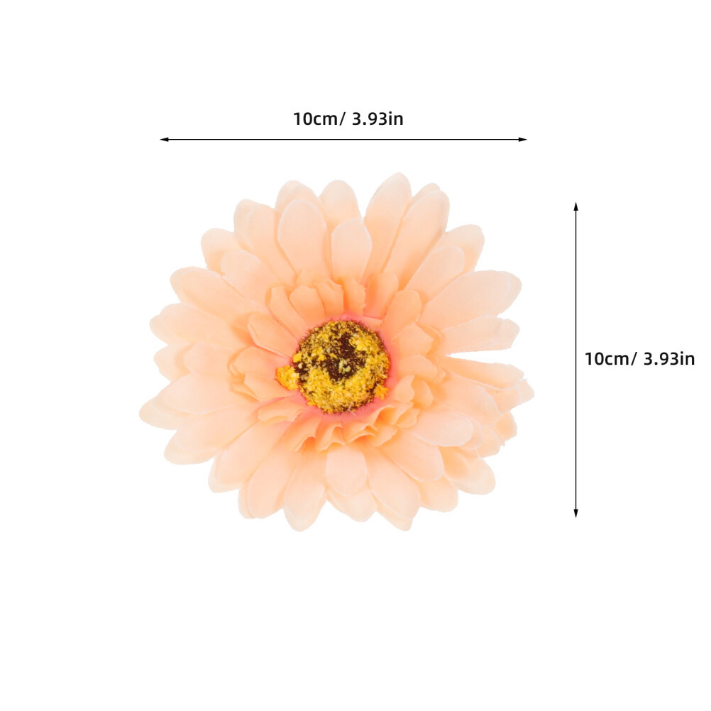 10pcs Fake Flower Heads Artificial Flowers Heads Flower Embellishments