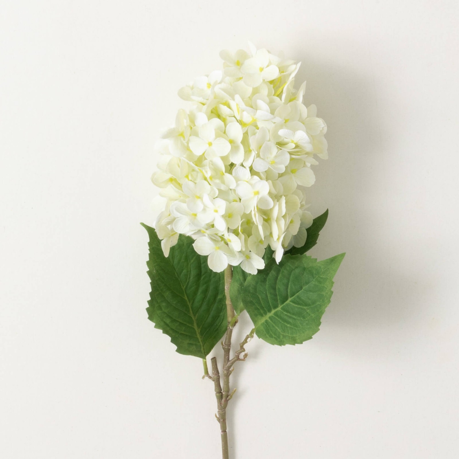 FLOWERY 1 Pcs Artificial Hydrangea Flowers 34” Bouquet Arrangement Ivory