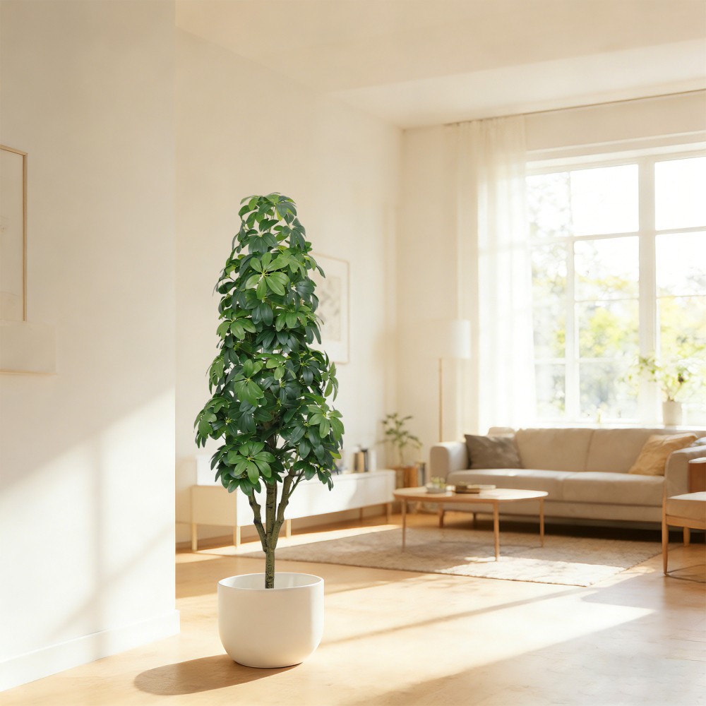 5.2FT Artificial Tree Realistic Faux Tree Suitable for Indoor and Outdoor