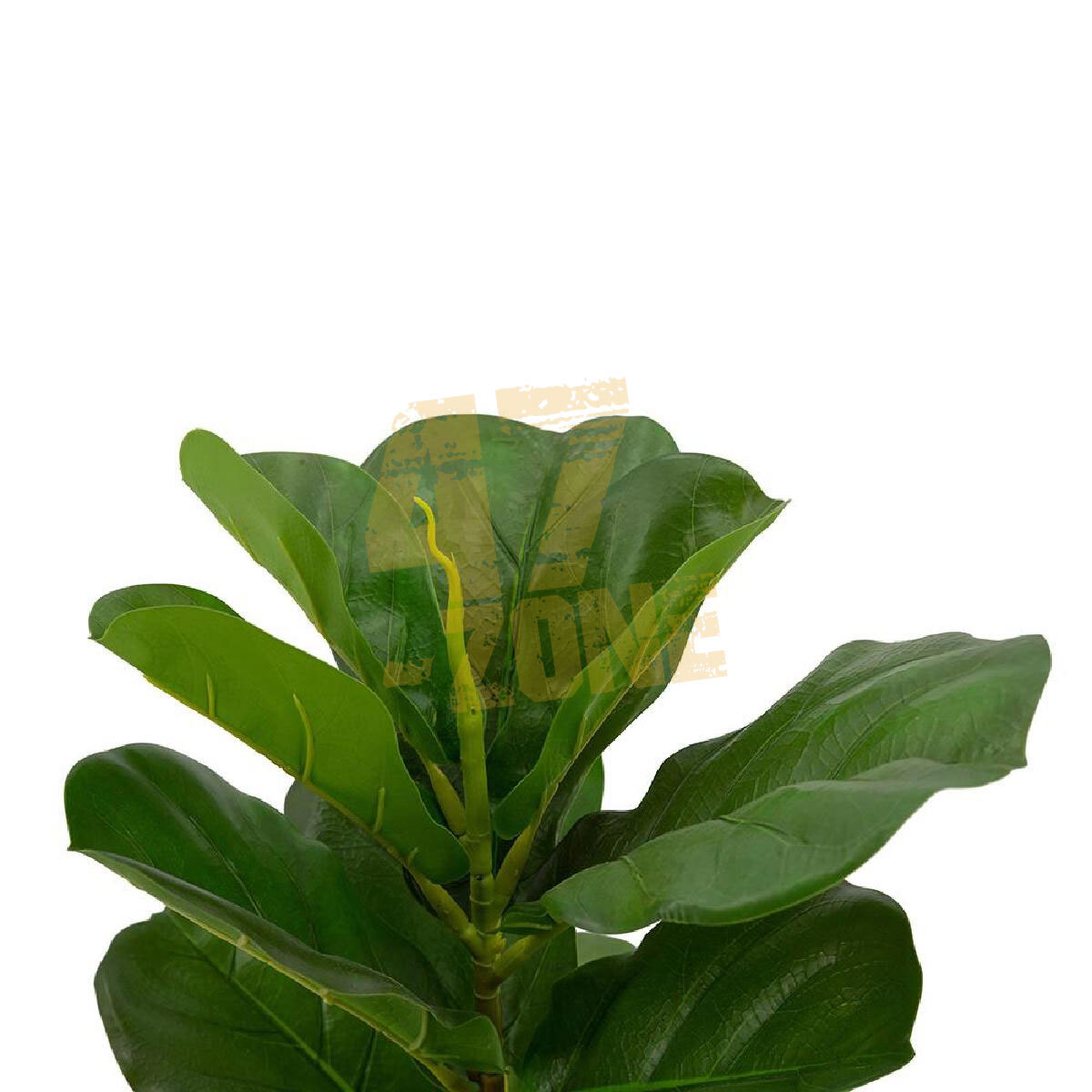 Faux Potted Fiddle Leaf Fig Tree Green Black Artifical Garden Indoor Outdoor