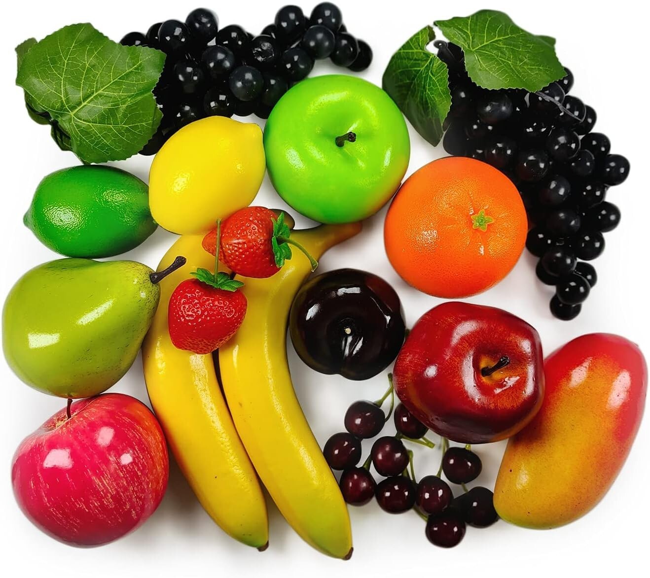Artificial Fruits Set 20 Pieces for Home Decor Party Christmas Photo Props
