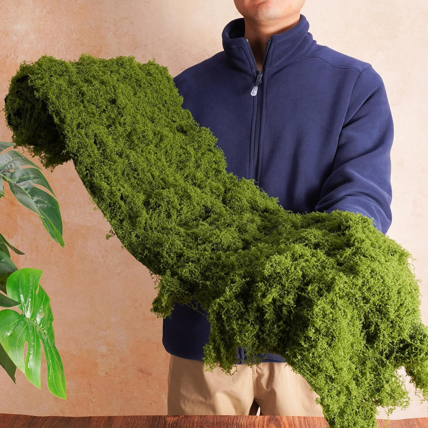 Fake Moss Mat Artificial Moss Table Runner for Wedding Decor Table Centerpieces