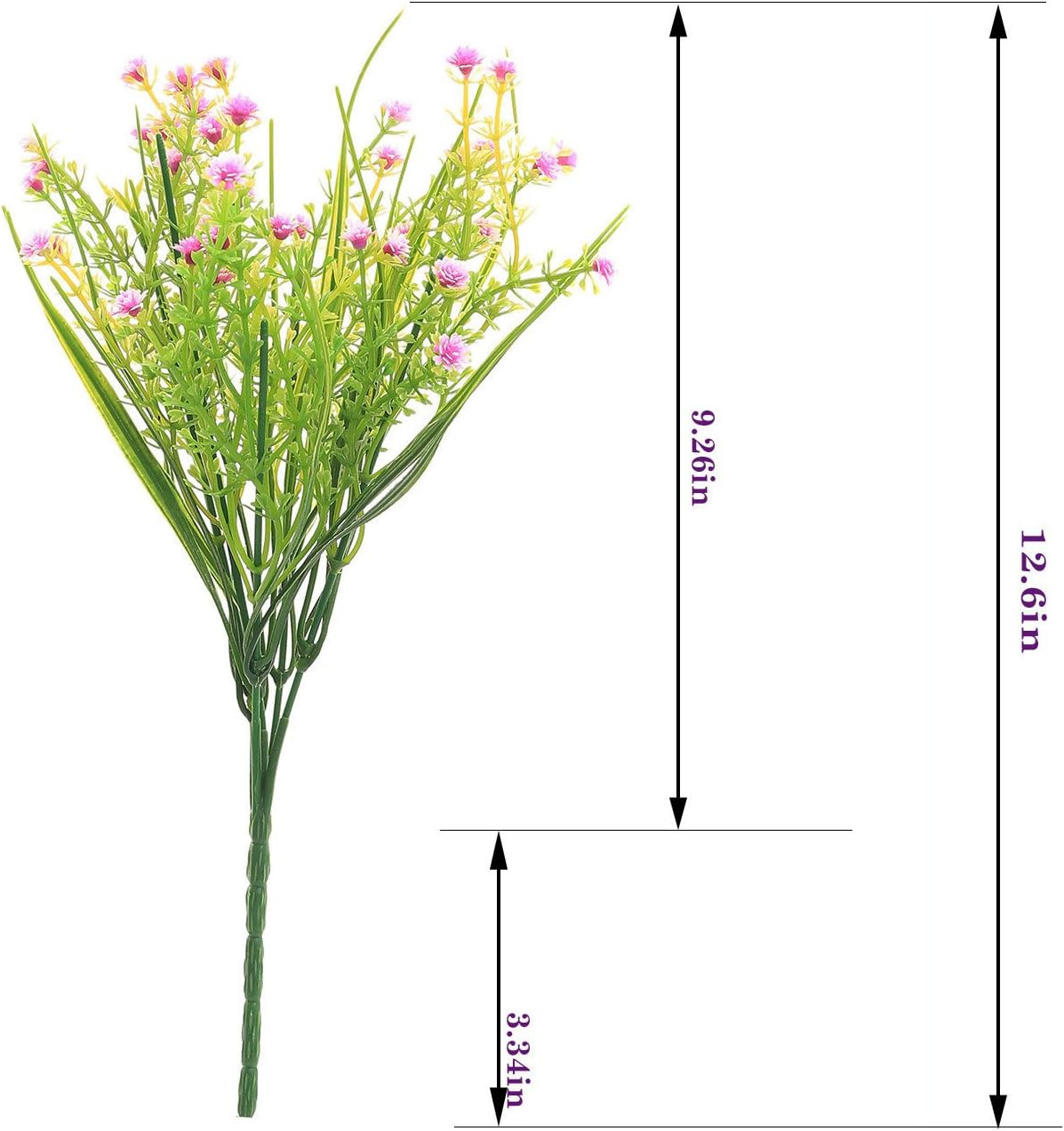 6 Bundle Artificial Gypsophila Baby’S Breath Flowers for Wedding Home Office