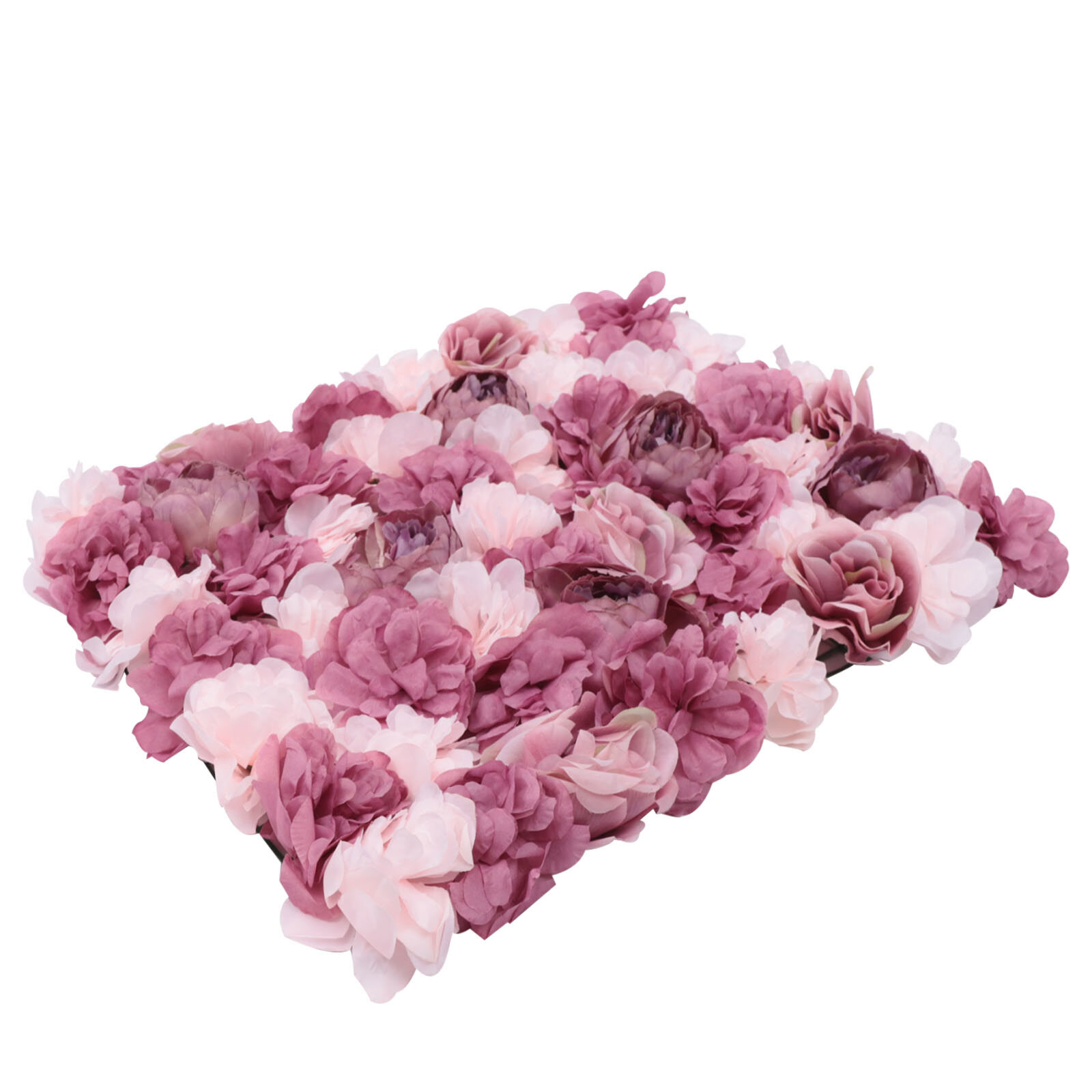 6Pcs Elegant Artificial Fake Rose Silk Pink+ Mauve Flower Indoor Warm Decor Gift
