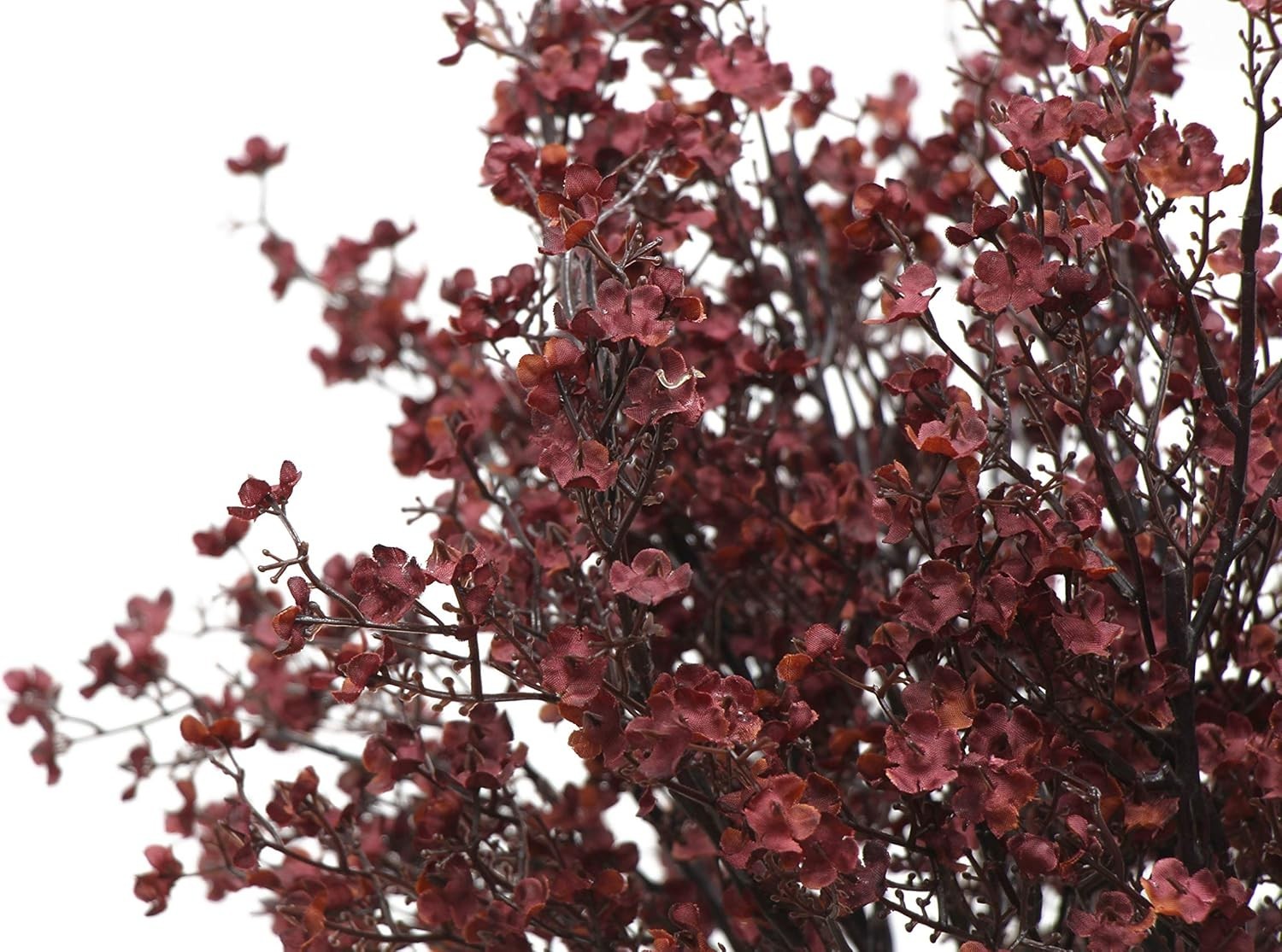 Burgundy Baby’s Breath Silk Flowers – Set of 6