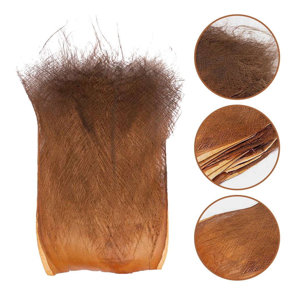 5 Sheets Realistic Artificial Barks Decor for Home Plant Brown