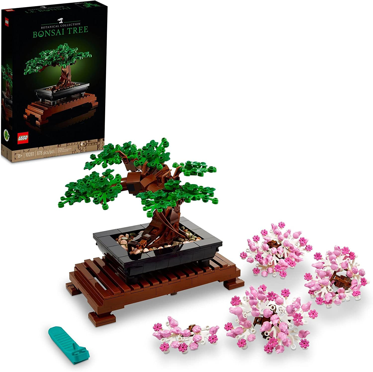 LEGO Botanicals Bonsai Tree Building Set – Artificial Bonsai Tree Plants for Hom