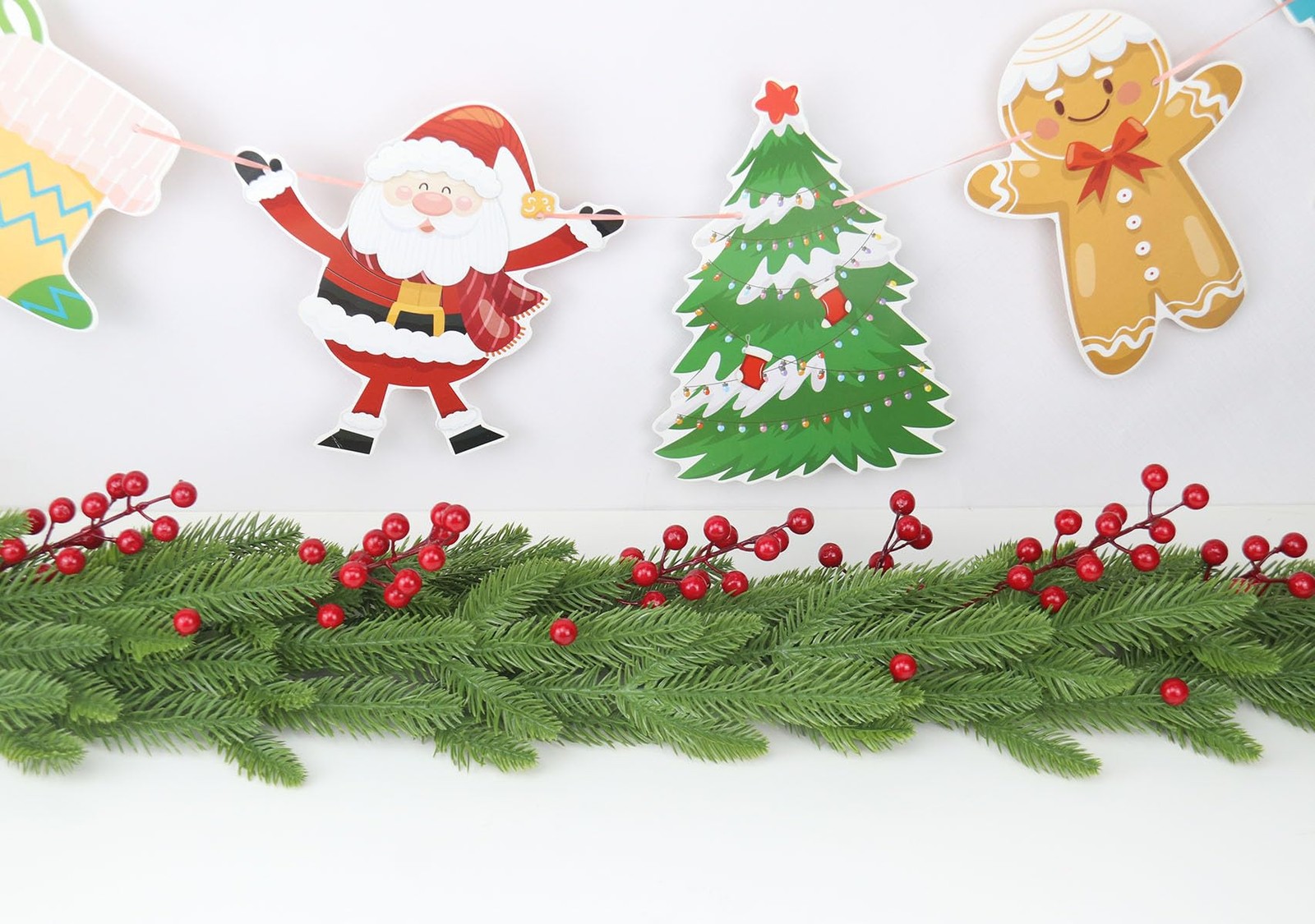 30 Pack Red Berry Stems, Artificial Holly Berries for Christmas Tree Picks De…