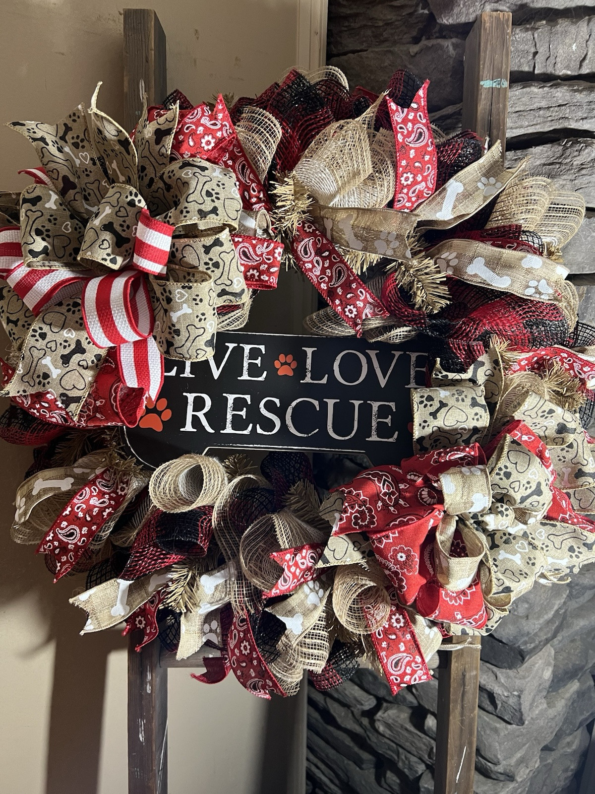 Wreath| Welcome Front Door Wreath| Home decor | Spring Summer Wreath | Dog
