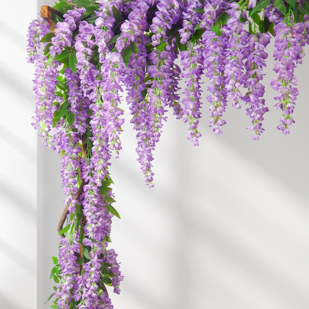 Artificial Wisteria Garland for Door Frame Wall Hanging Fireplace Mantel Decor
