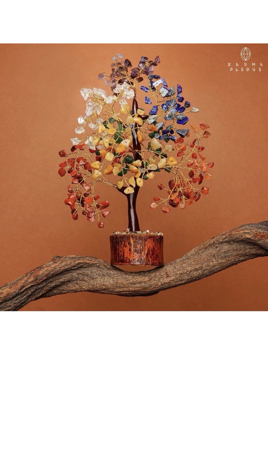Crystal Tree of Life 7 Chakra Healing Crystal Trees for Home Decor Office Des…