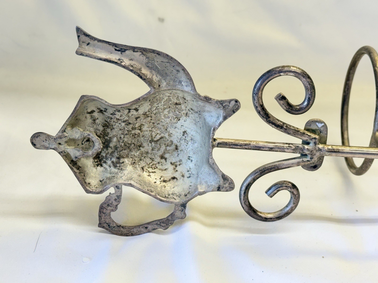Metal Flower Pot Tea Cup/Saucer Holder Wall Mount Bracket Teapot Design