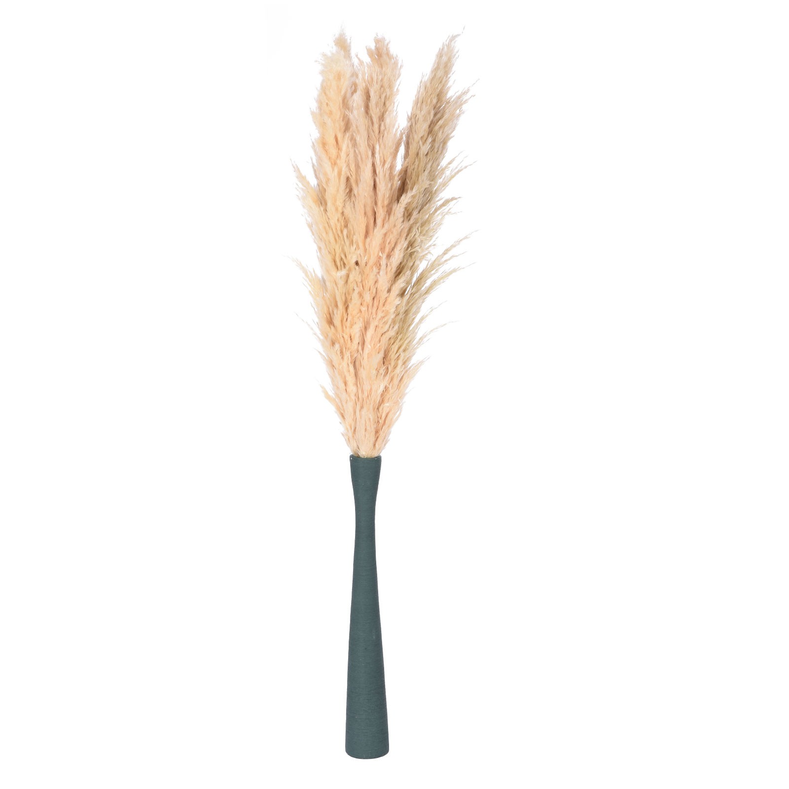 10 Stems Pampas Grass Decor Tall, 45 Inch Large Artificial Pampas Grass, Beige
