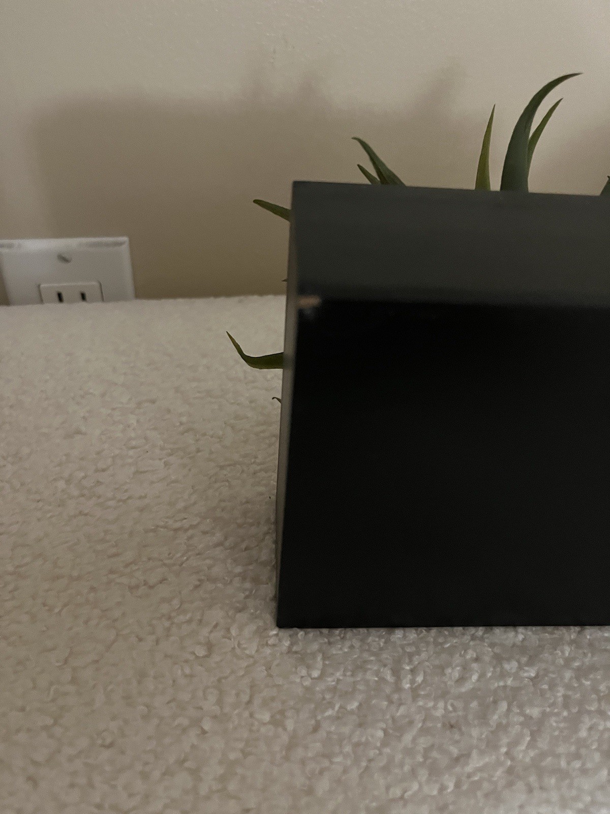 amazon mygift 10 inch fake artificial grass plant black wood planter pebbles