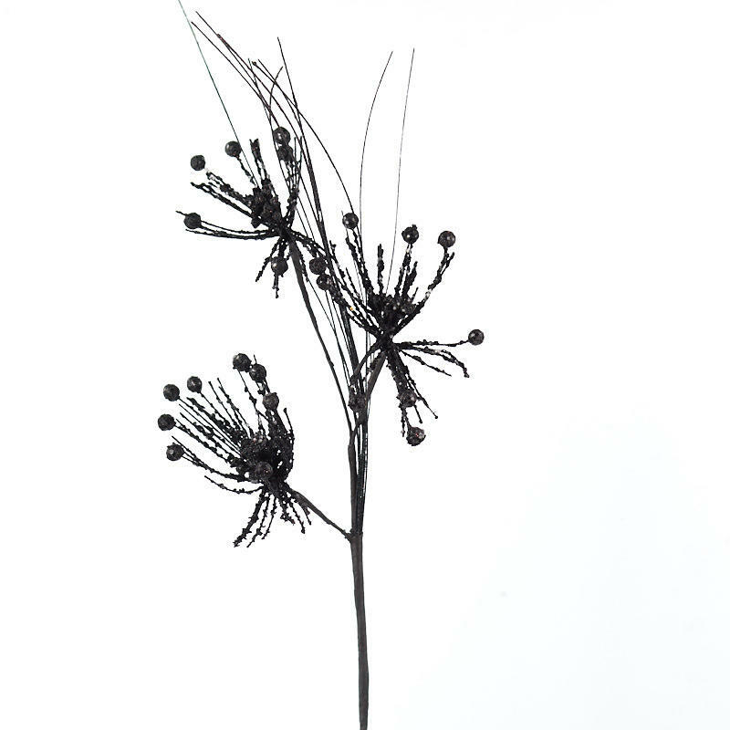 Factory Direct Craft Decorative Black Glitter Starburst Spray | for Indoor