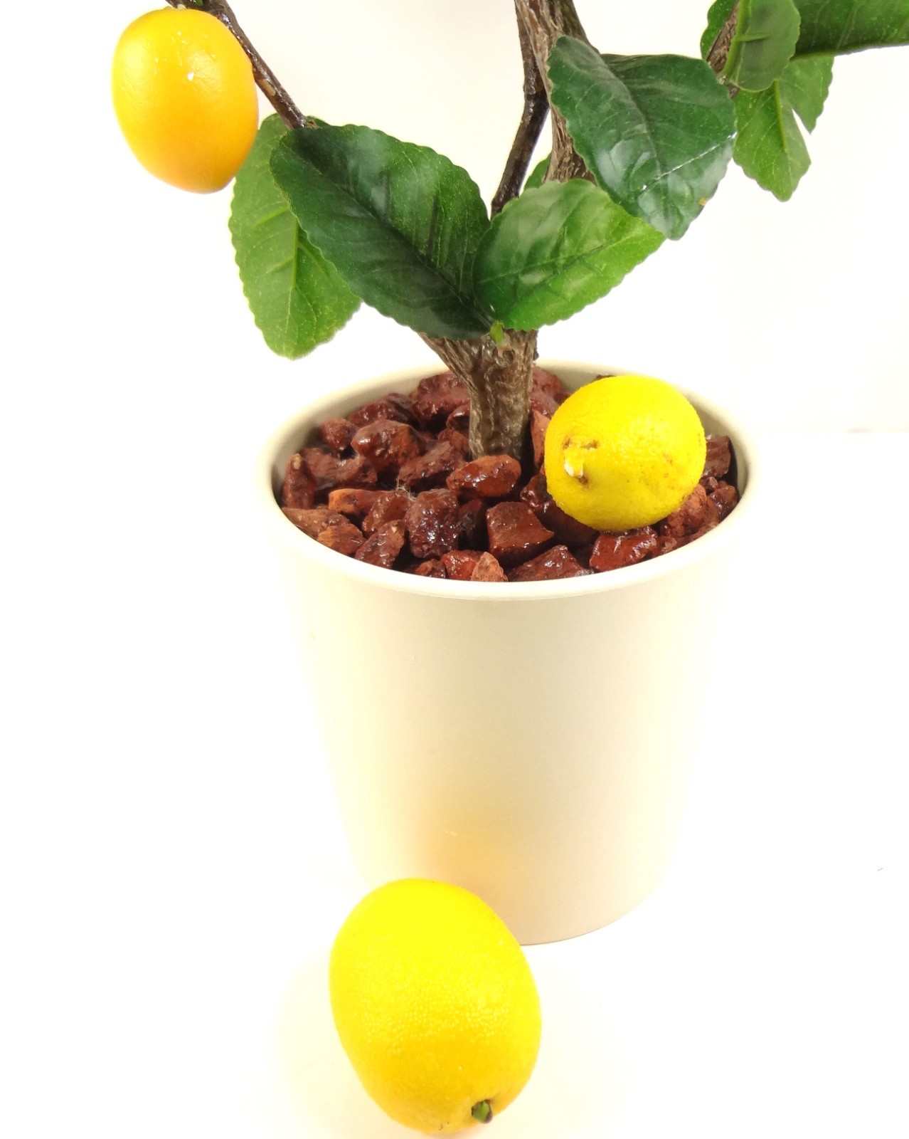 LEMON TREE 25″ (Large) Artificial Display Decoration (17 lemons)