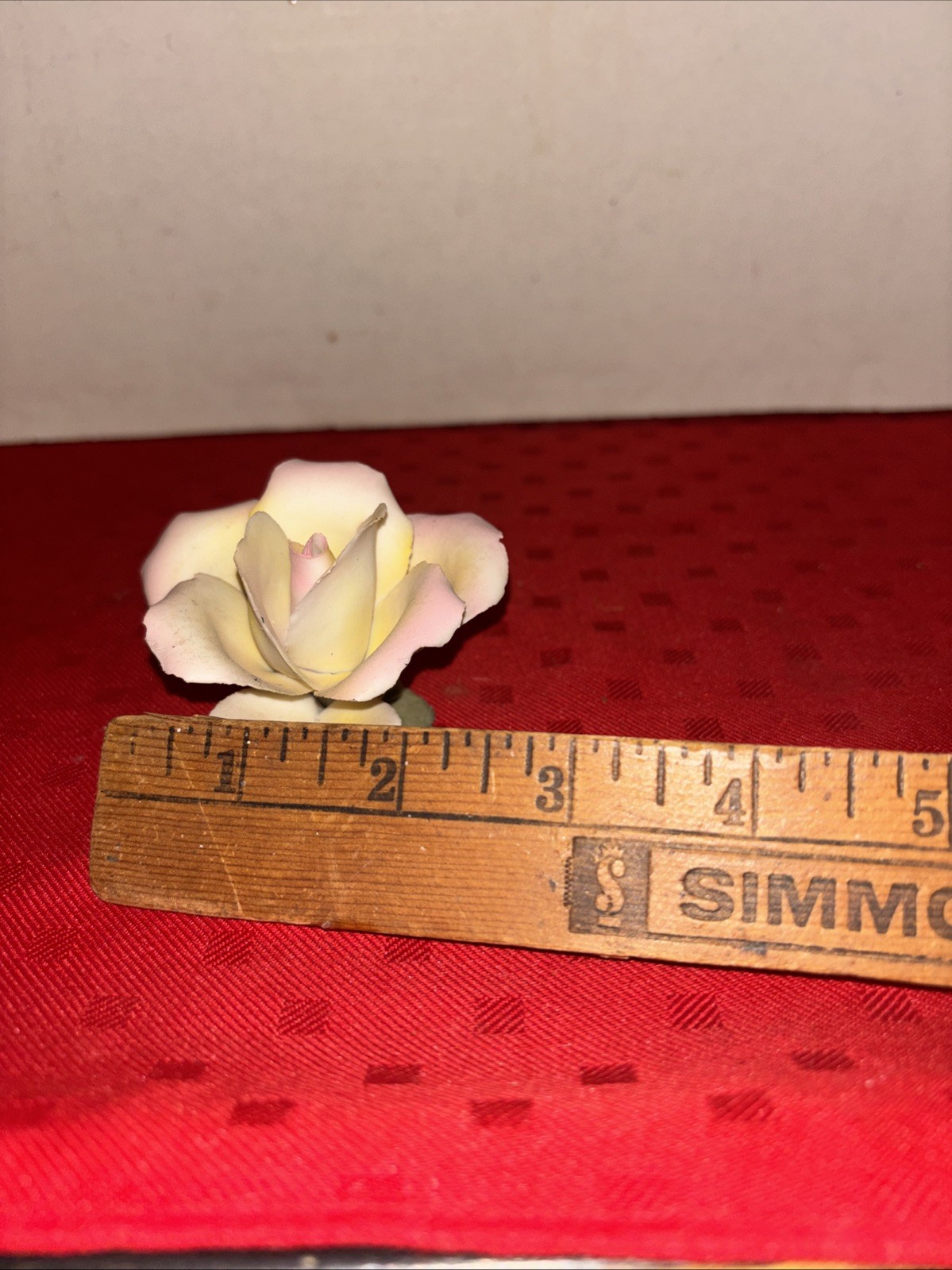 Napoleon Italy? Rose flower figurine bisque